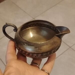 Vintage Silver Creamer with Handle-Bonus Item
